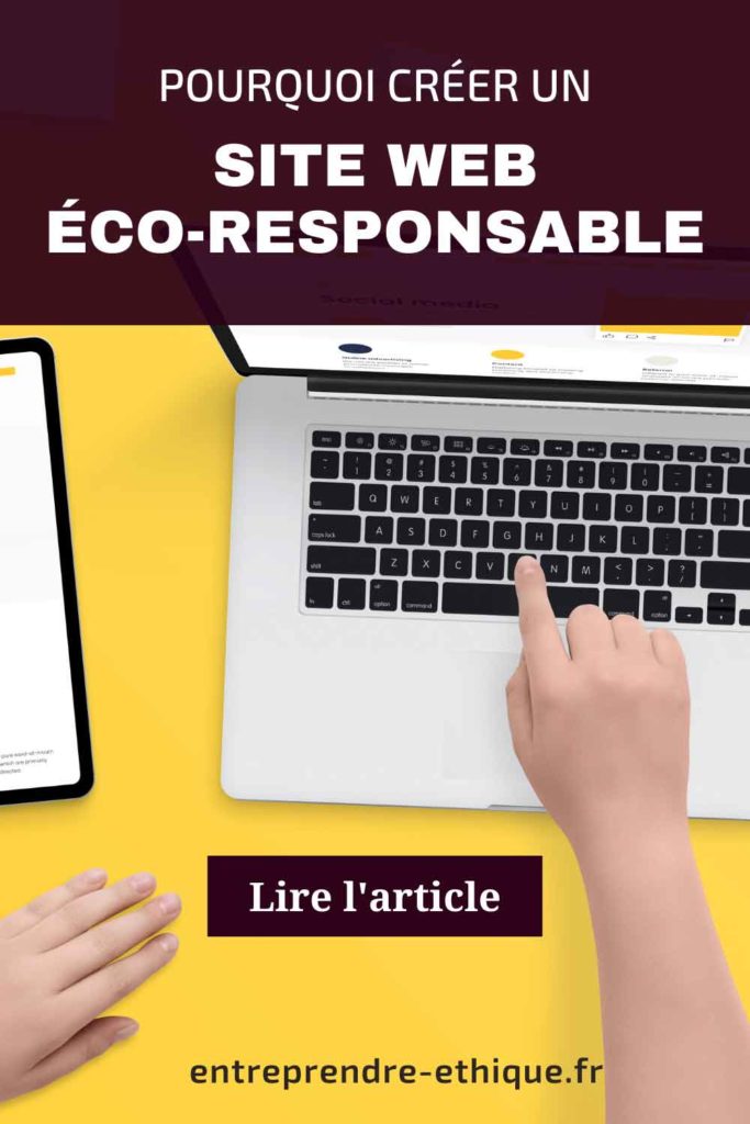 Épingle Pinterest : pourquoi créer un site web eco-responsable ?