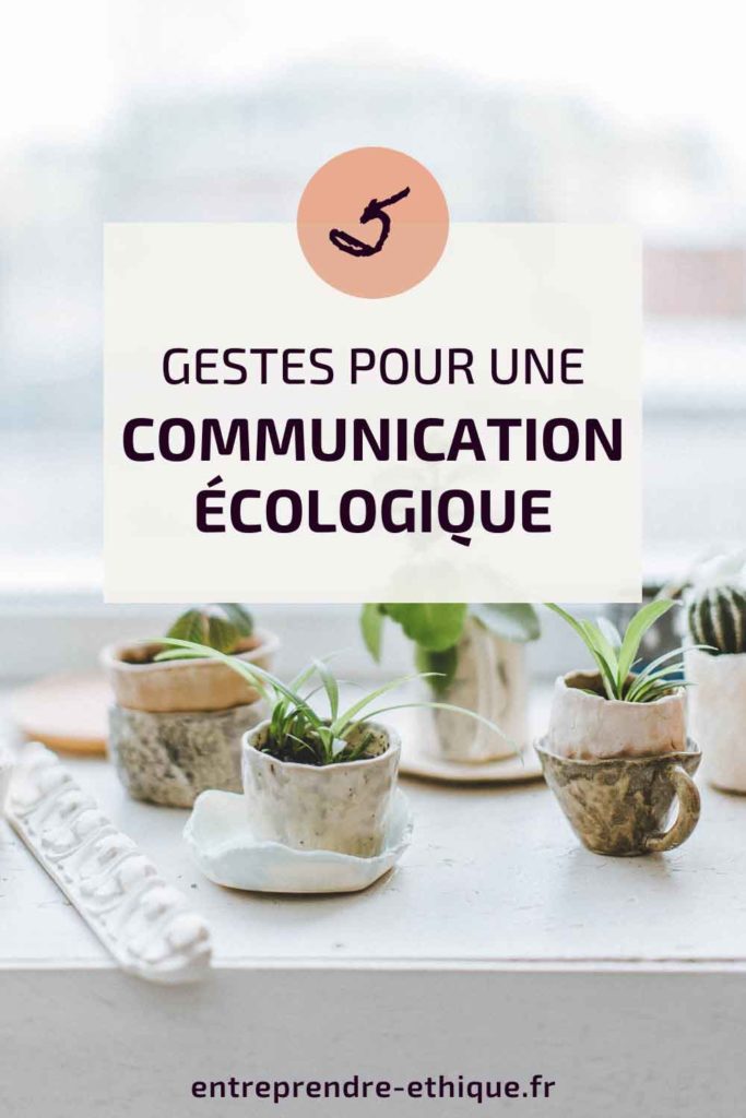 Épingle Pinterest : 5 gestes pour une communication écologique