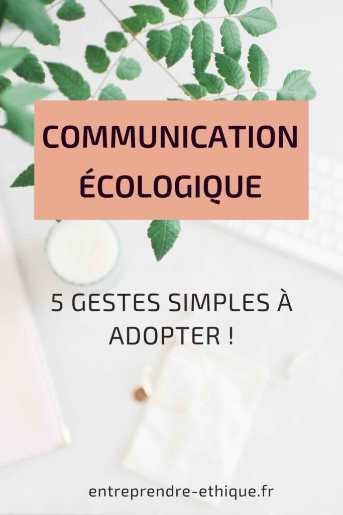 Épingles Pinterest : Communication écologique, 5 gestes simples à adopter !