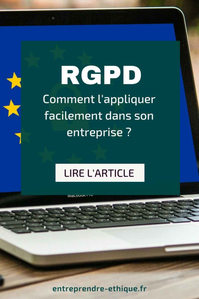 Épingle Pinterest : RGPD, comment l'appliquer facilement dans son entreprise ?