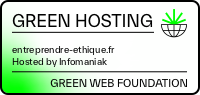 Badge certifiant que ce site est hébergé de façon responsable