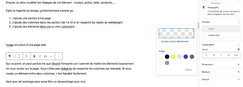 Aperçu de Gutenberg, un outil pour créer son site sans coder